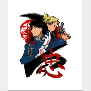 roy mustang Posters and Art